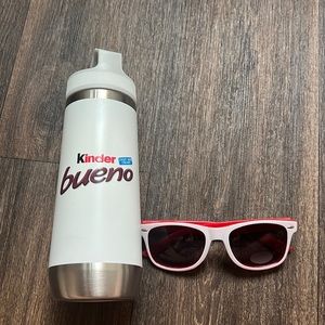 Kinder Water Bottle & Glasses